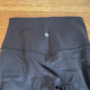 Grey lululemon align crops size 4